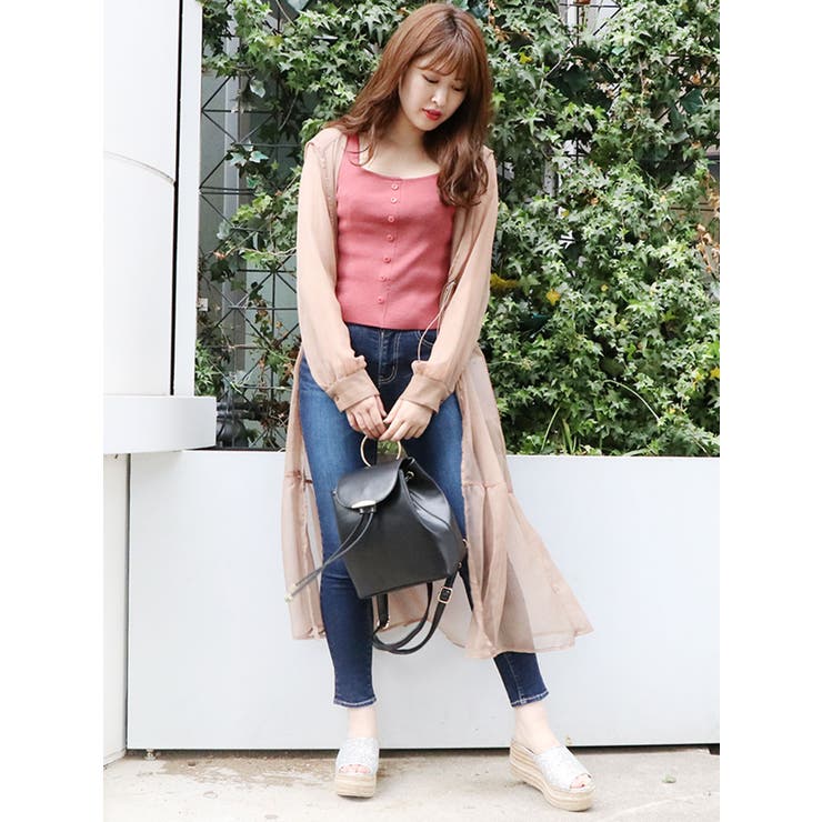 【sw】ボタン付タンクニットトップス | dazzlin | 詳細画像32 