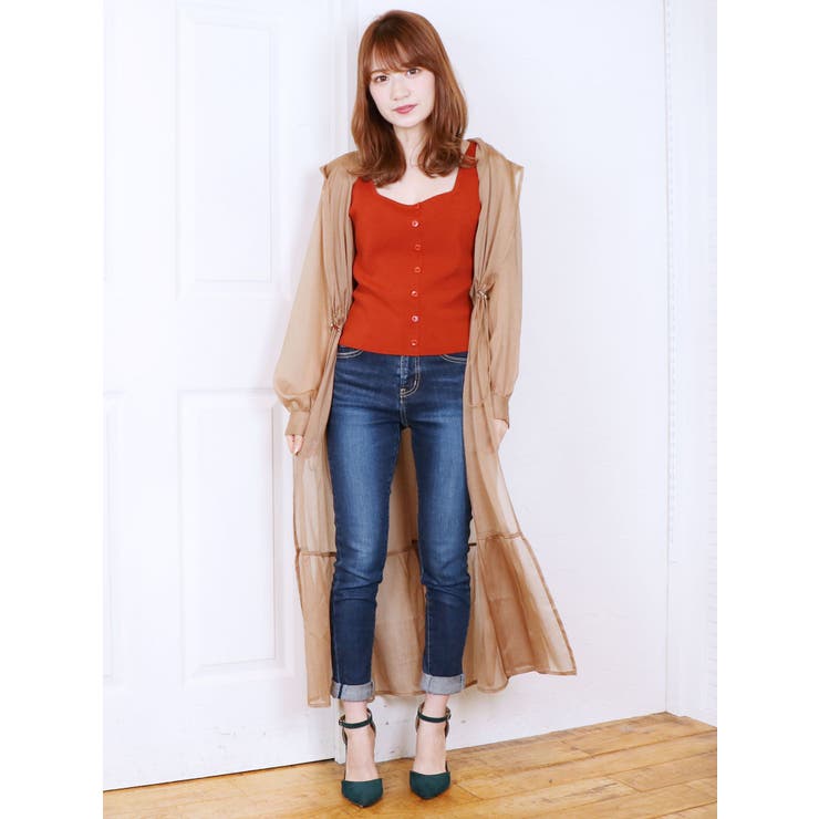 【sw】ボタン付タンクニットトップス | dazzlin | 詳細画像33 