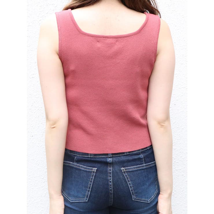 【sw】ボタン付タンクニットトップス | dazzlin | 詳細画像6 