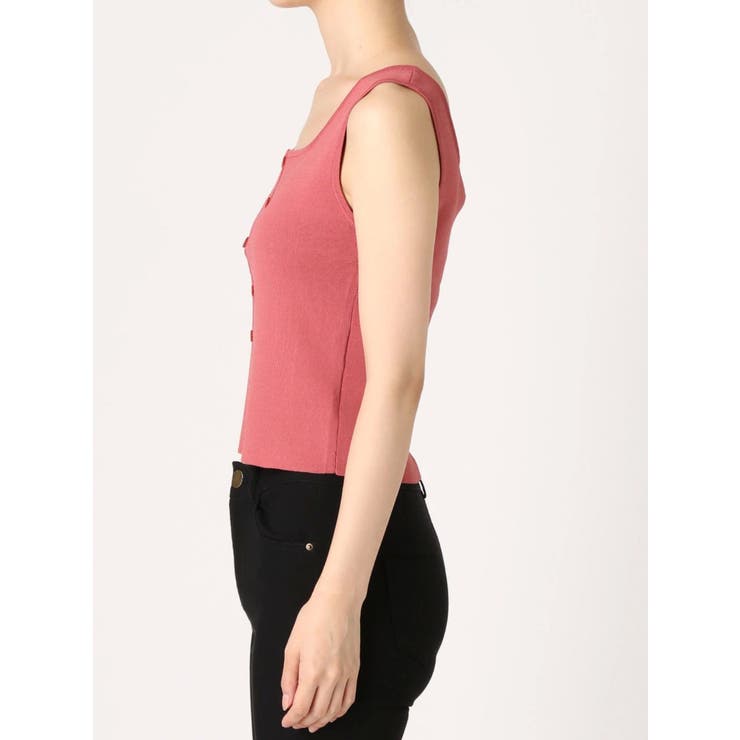 【sw】ボタン付タンクニットトップス | dazzlin | 詳細画像8 