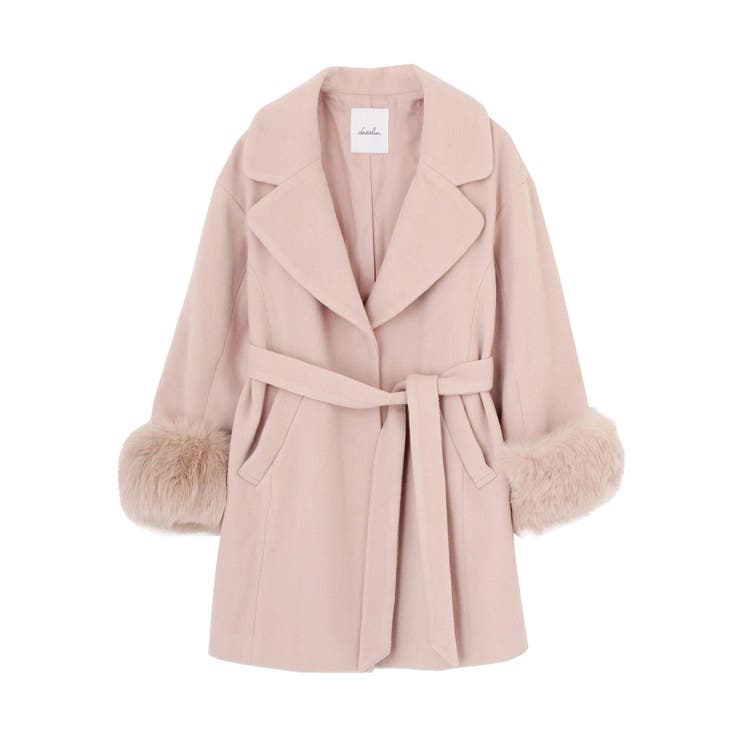 blugirl♡ピンクファーコートのみ blugirl♡ピンクファーコートのみ ファーコート(ピンク) | レディース