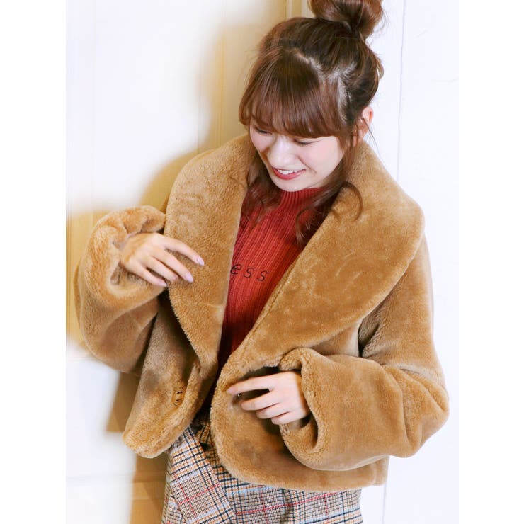 紗栄子着用 Mystrada ふわふわボアショートコート✨ 紗栄子着用 Mystrada ふわふわボアショートコート✨