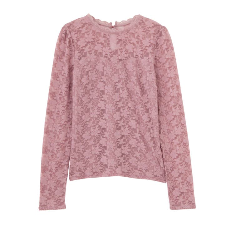 sw】長分袖レーストップス[品番：MKSW0017374]｜dazzlin（ダズリン