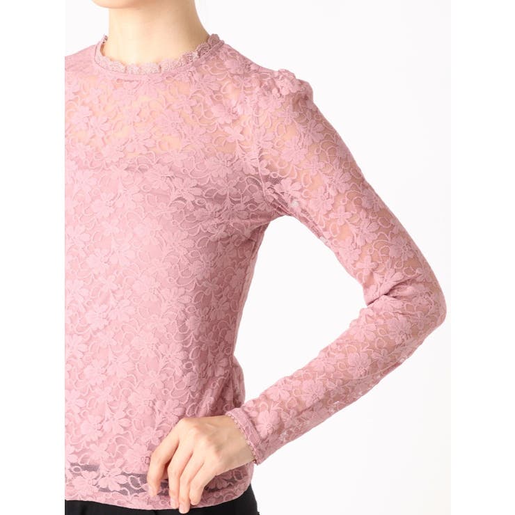 sw】長分袖レーストップス[品番：MKSW0017374]｜dazzlin（ダズリン