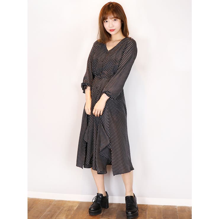 ひらりドットワンピース 品番 Mksw Dazzlin ダズリン のレディースファッション通販 Shoplist ショップリスト