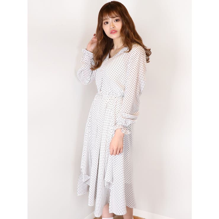 ひらりドットワンピース 品番 Mksw Dazzlin ダズリン のレディースファッション通販 Shoplist ショップリスト