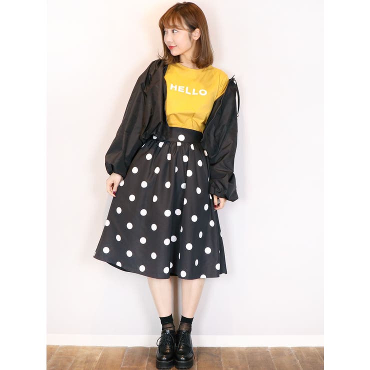 美品✨ジュンヤワタナベ コムデギャルソン 01AW ポルカドット フレアスカート 美品 ジュンヤワタナベ JUNYA WATANABE コムデギャルソン COMME des