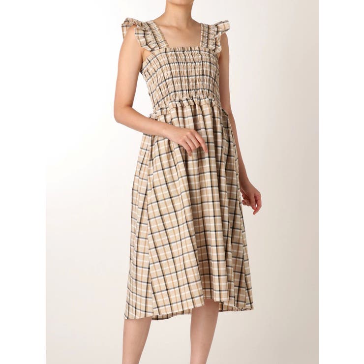 dazzlin ワンピース 美品 dazzlin（ダズリン）の「レイヤードパイピングニットワンピース