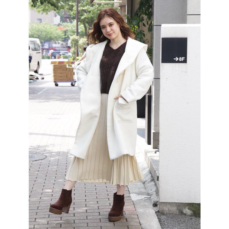 オーバーサイズダッフルコート 品番 Mksw Dazzlin ダズリン のレディースファッション通販 Shoplist ショップリスト