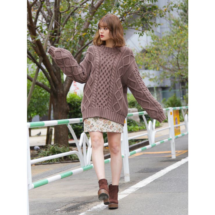 【海外限定】 ゴブランミニタイトスカート[品番：MKSW0025727]｜dazzlin ミニスカート