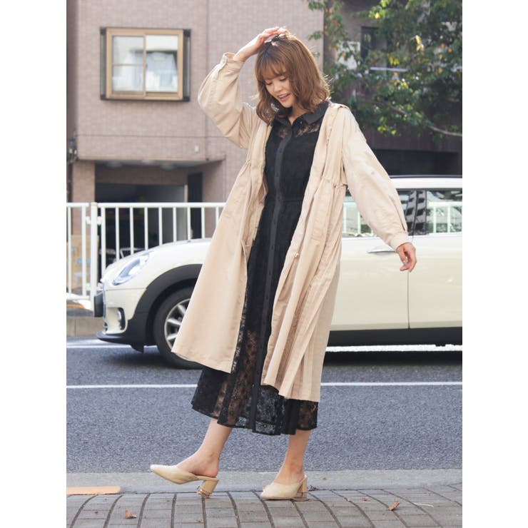 ミディ丈マウンテンパーカー | dazzlin | 詳細画像4 