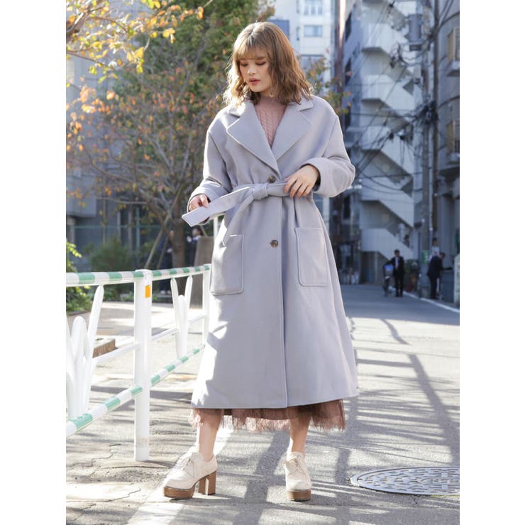 BIGシルエットチェスターコート[品番：MKSW0027727]｜dazzlin（ダズリン）のレディースファッション通販｜SHOPLIST（ショップリスト）