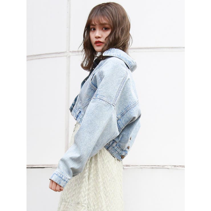 ルーズシルエットショートｇジャン 品番 Mksw Dazzlin ダズリン のレディースファッション通販 Shoplist ショップリスト