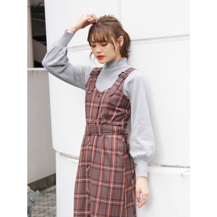rirandture‎♡ツイードペプラムジャンスカ 新品タグ付き Rirandture（リランドチュール）の「ツイードペプラムジャンスカ