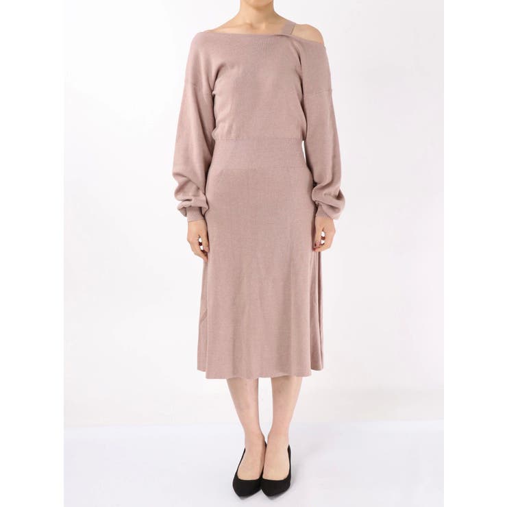 オープンショルダーニットマキシワンピース 品番 Mksw Dazzlin ダズリン のレディースファッション通販 Shoplist ショップリスト