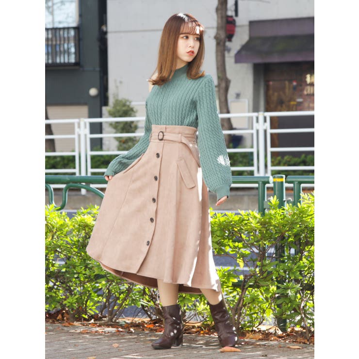 dazzlin バリエIラインミディスカート 完売品 試着のみ美品 ダズリン dazzlin バリエバルーンミニスカート （ブラック