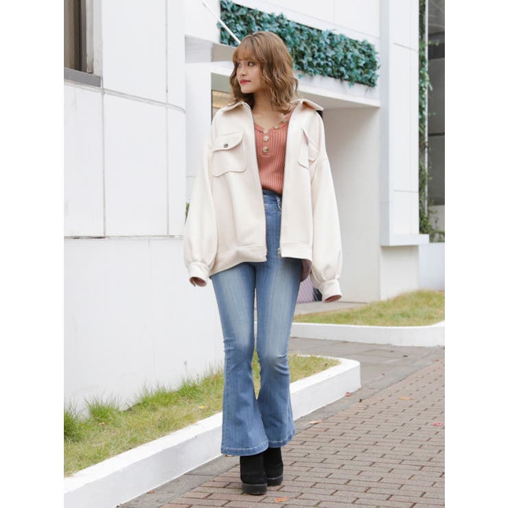 DENIMブーツカットパンツ[品番：MKSW0027748]｜dazzlin