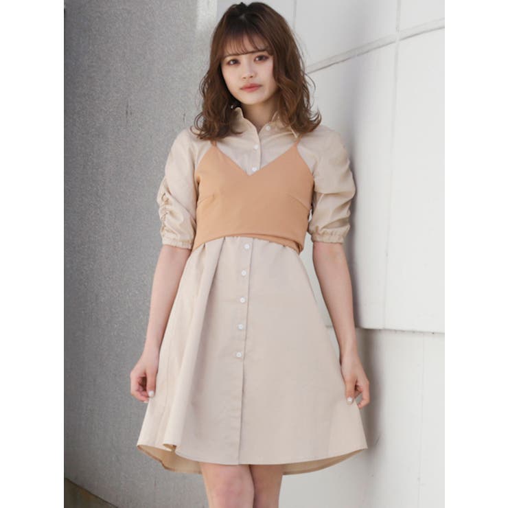 ビスチェシャツワンピース 品番 Mksw Dazzlin ダズリン のレディースファッション通販 Shoplist ショップリスト