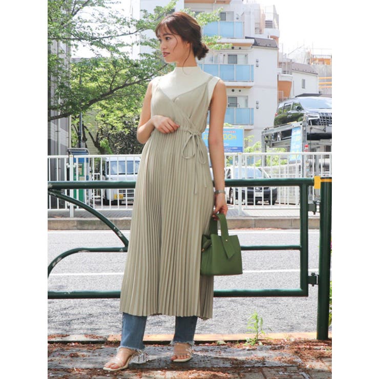プリーツラインディティールワンピース | dazzlin | 詳細画像22 