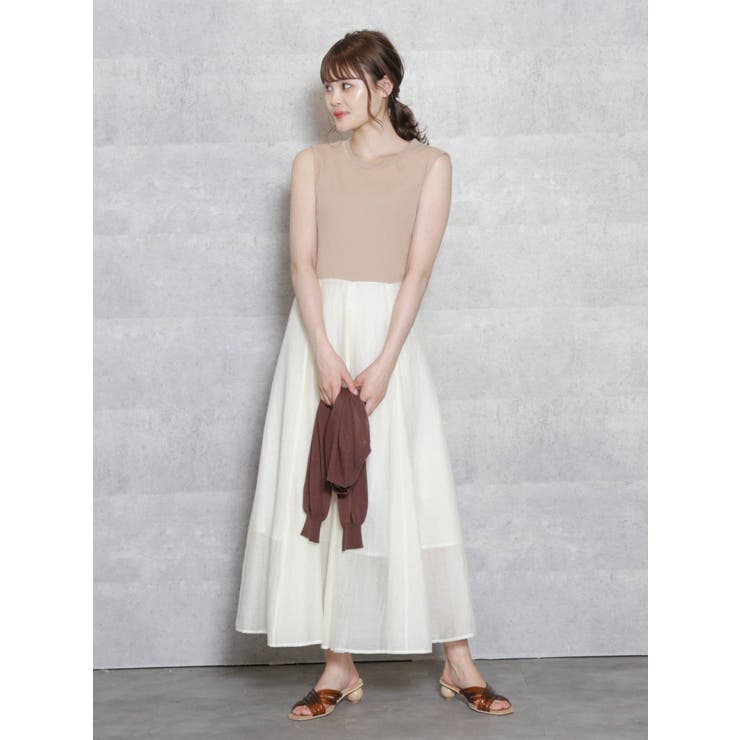 新品❣️サマーワンピース セール】 ◇ニット×ワンピースセットアップ （ワンピース