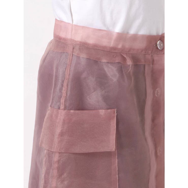 シースルーポケットセミフレアスカート | dazzlin | 詳細画像15 