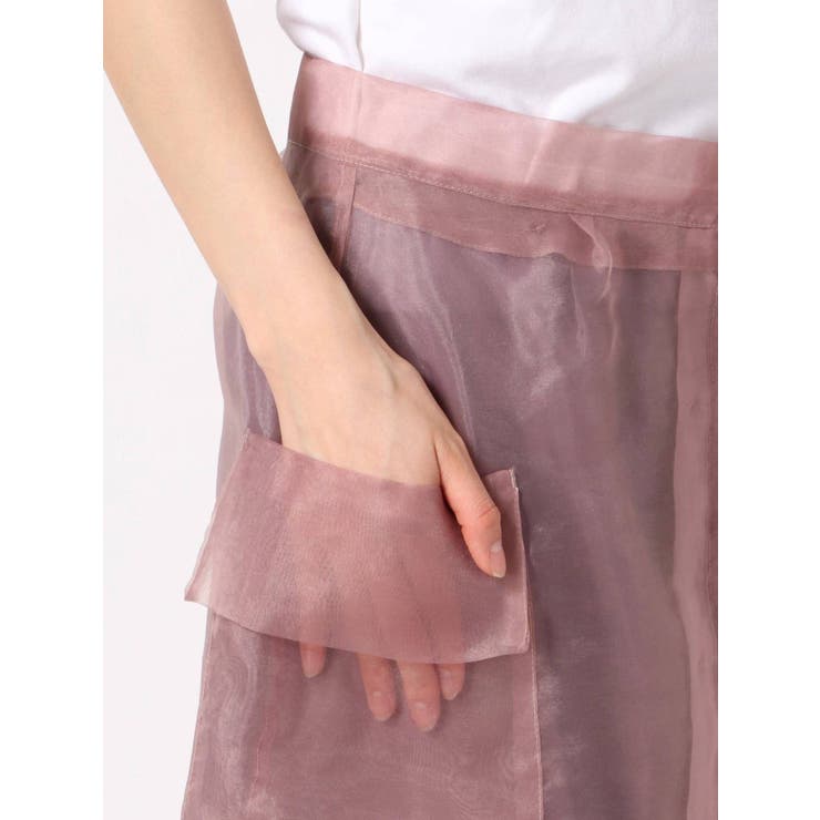 シースルーポケットセミフレアスカート | dazzlin | 詳細画像17 