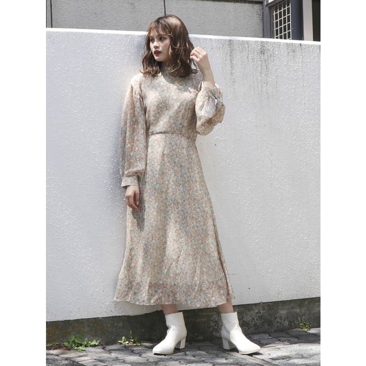 Cheery Flowerワンピース 品番 Mksw Dazzlin ダズリン のレディースファッション通販 Shoplist ショップリスト