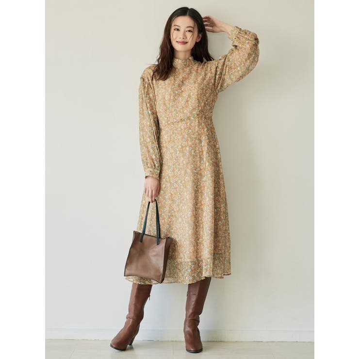 Cheery Flowerワンピース 品番 Mksw Dazzlin ダズリン のレディースファッション通販 Shoplist ショップリスト