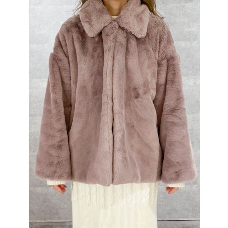 ダスティショートエコファーコート[品番：MKSW0031144]｜dazzlin（ダズリン）のレディースファッション通販｜SHOPLIST（ショップリスト）