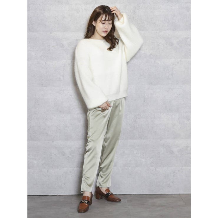 サテンストレートボタンパンツ | dazzlin | 詳細画像11 