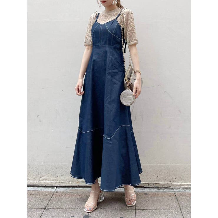 dazzlin スイッチングステッチジャンスカ color: ミックス ダズリン dazzlin スイッチングステッチジャンスカ （ミックス
