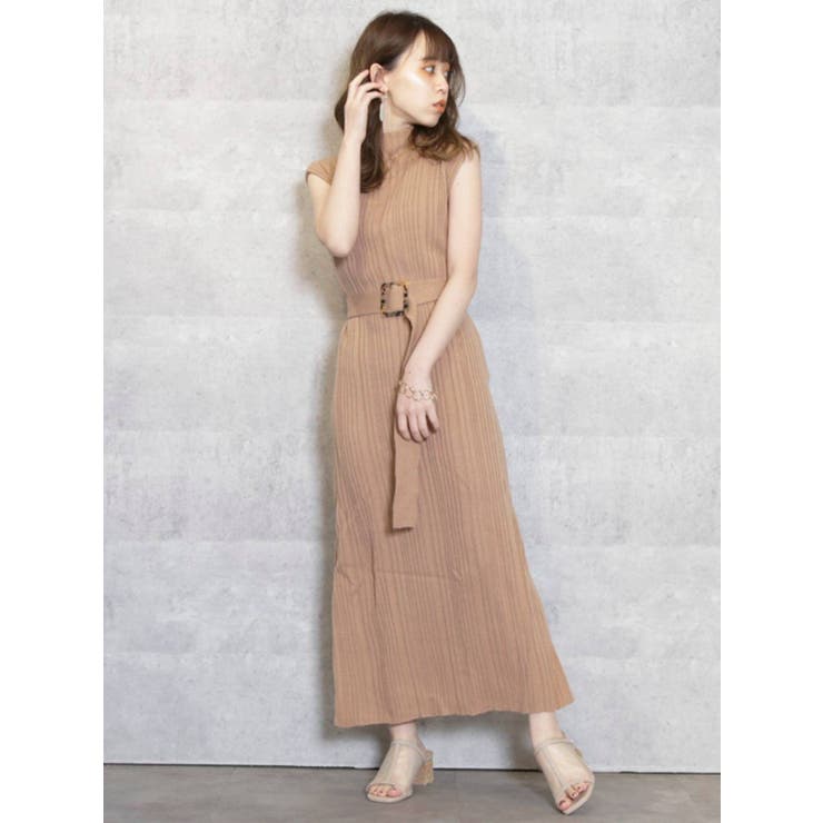 ウエストマークリブニットワンピース 品番 Mksw Dazzlin ダズリン のレディースファッション通販 Shoplist ショップリスト