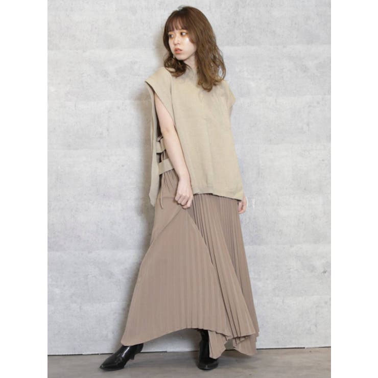 サイドオープンニットベスト | dazzlin | 詳細画像6