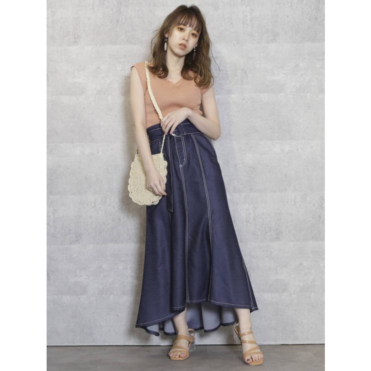 ステッチマーメイドデニムスカート 品番 Mksw Dazzlin ダズリン のレディースファッション通販 Shoplist ショップリスト