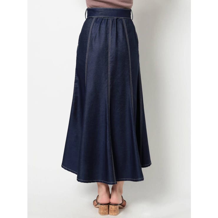 税込 新作 ステッチラインマーメイドスカート Dazzlin ロングスカート Ucs Gob Ve