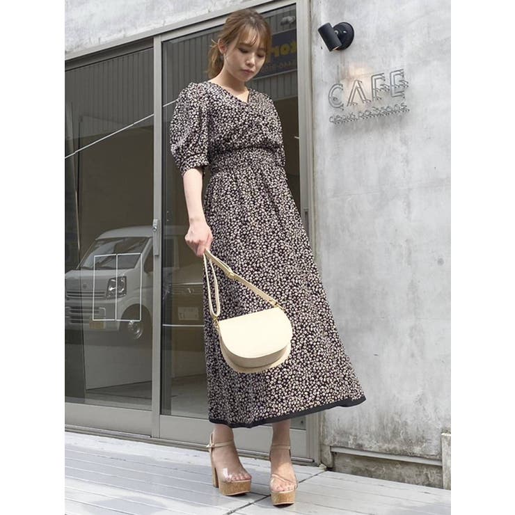 dazzlin ワンピース dazzlin（ダズリン）の「バイカラープリーツライクニット
