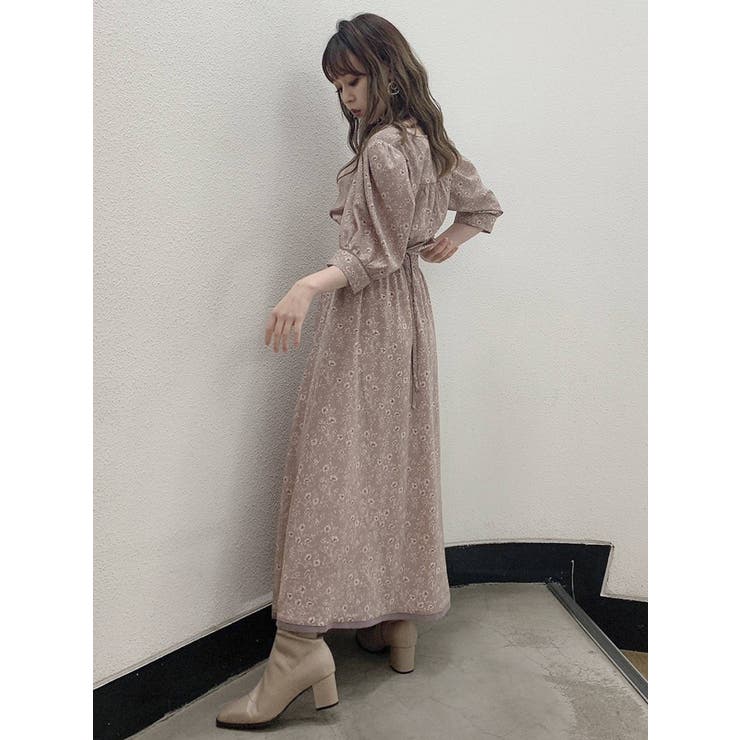 アソートギャザーワンピース[品番：MKSW0038574]｜dazzlin