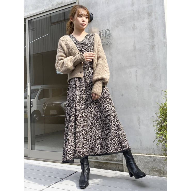 dazzlin ワンピース 美品 フロント刺繍ワンピース[品番：MKSW0057989]｜dazzlin（ダズリン