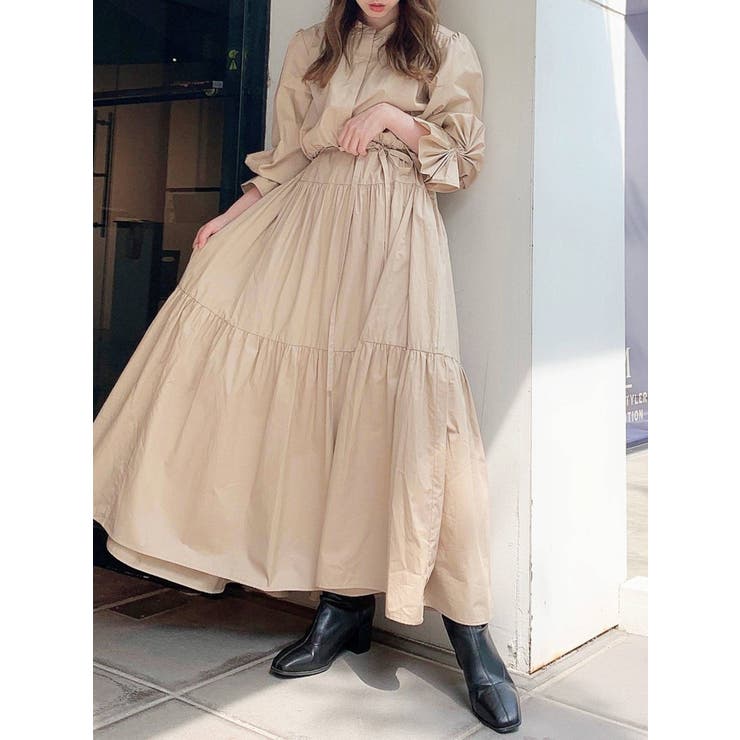 エアリーロングフレアワンピース 品番 Mksw Dazzlin ダズリン のレディースファッション通販 Shoplist ショップリスト