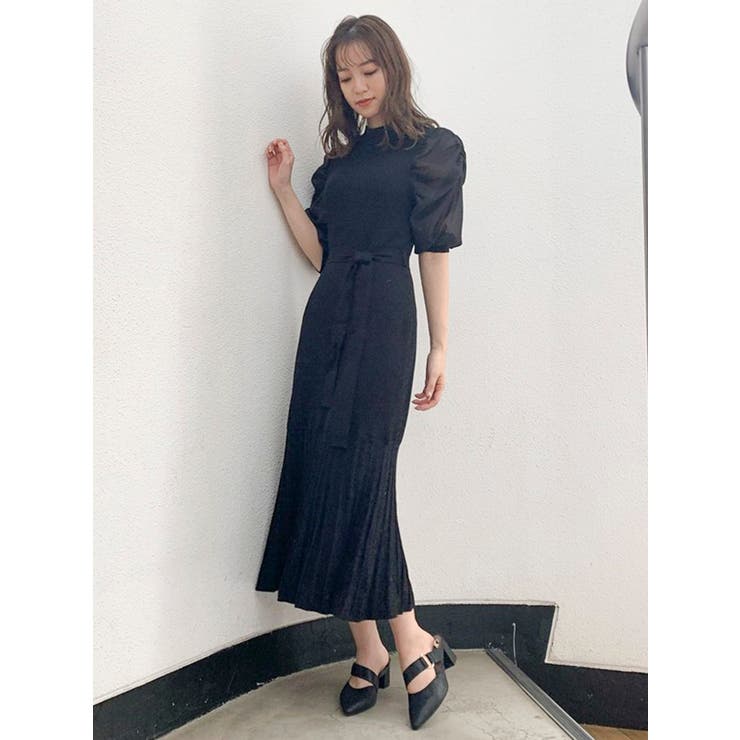 DIESEL M-Desmoines Dress サマーニット ワンピース 配色ミニ丈サマーニットワンピース[品番：DSSW0004214]｜SAISON