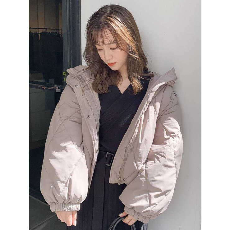 ダイヤカット中綿ショートブルゾン[品番：MKSW0041146]｜dazzlin