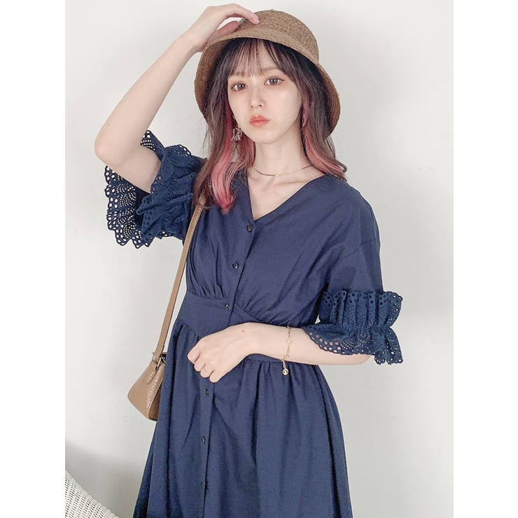 スリーブコットンシャツワンピース | dazzlin | 詳細画像31