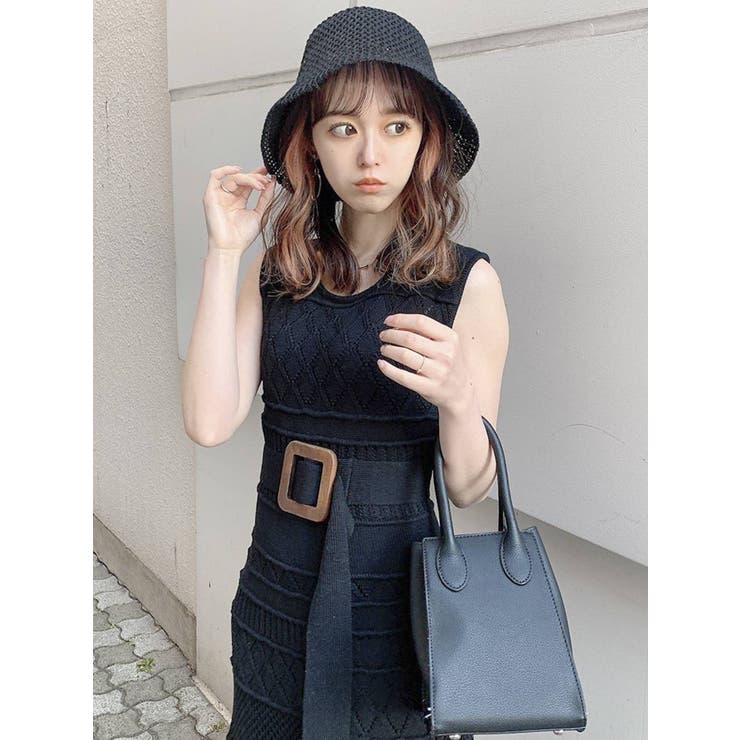 ミルフィーユクローゼット 黒色 ワンピース ミルフィーユクローゼットバイロディスポットパティシエ