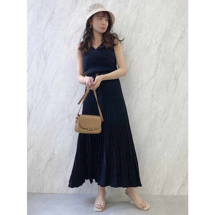 カシュクールプリーツワンピース 品番 Mksw Dazzlin ダズリン のレディースファッション通販 Shoplist ショップリスト