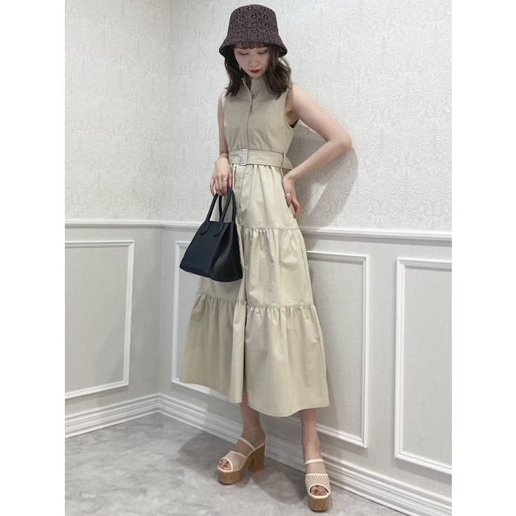 新作*Dries Van Noten*ジャカードディリオスドレス ワンピース ハシゴレースティアードワンピース[品番：MKSW0057092]｜dazzlin