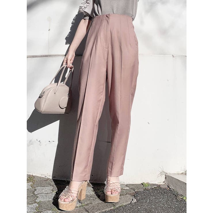 ハイウエストタックパンツ[品番：MKSW0043604]｜dazzlin