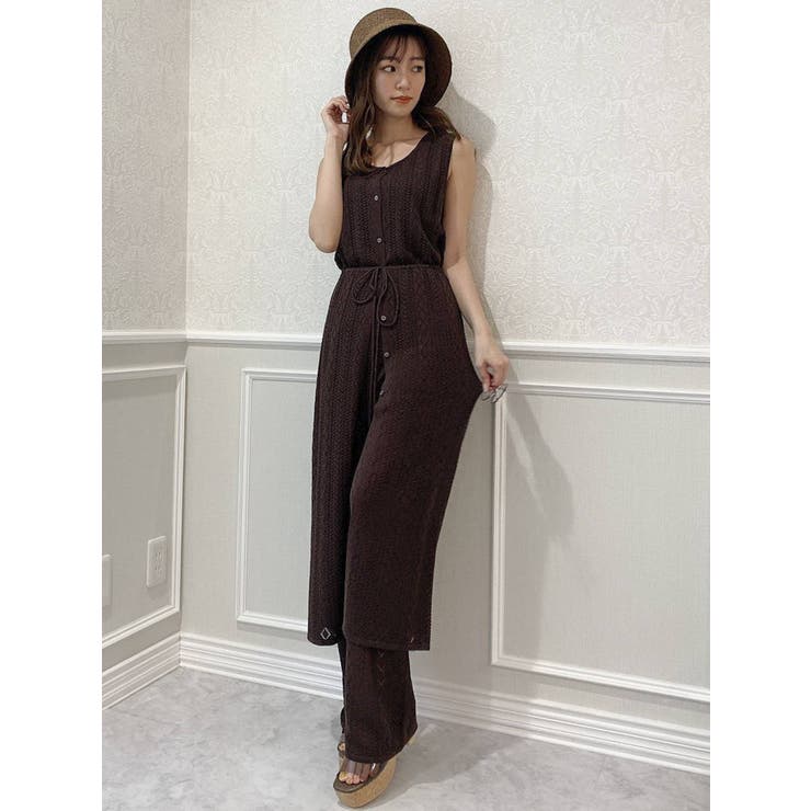 サマークロシェニットパンツ[品番：MKSW0044714]｜dazzlin