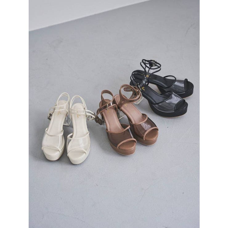 パイピングクリアサンダル | dazzlin | 詳細画像2 