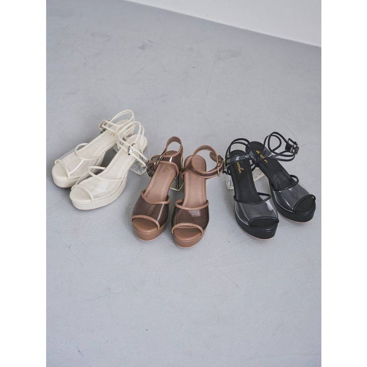 パイピングクリアサンダル | dazzlin | 詳細画像3 