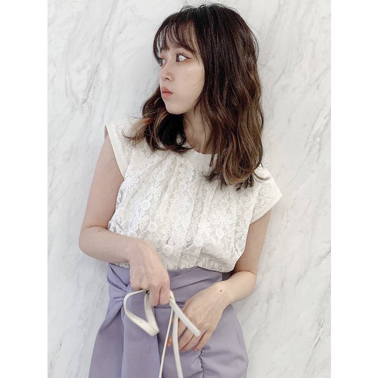 ウエストリブニットトップス | dazzlin | 詳細画像2 